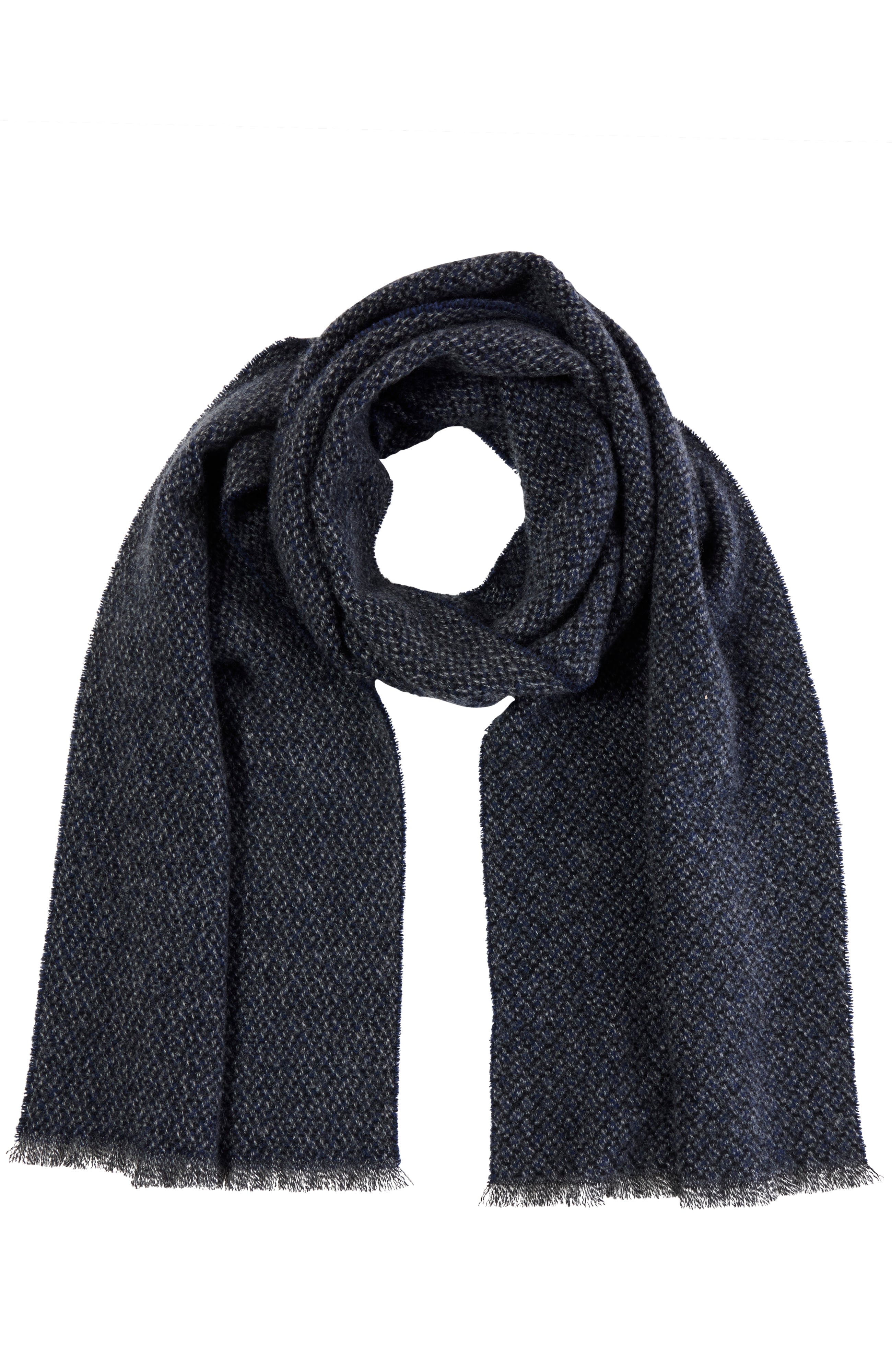 DANTON WOOL CASHMERE MUFFLER グレー DANTON WOOL CASHMERE MUFFLER グレー DANTON / WOOL CASHMERE
