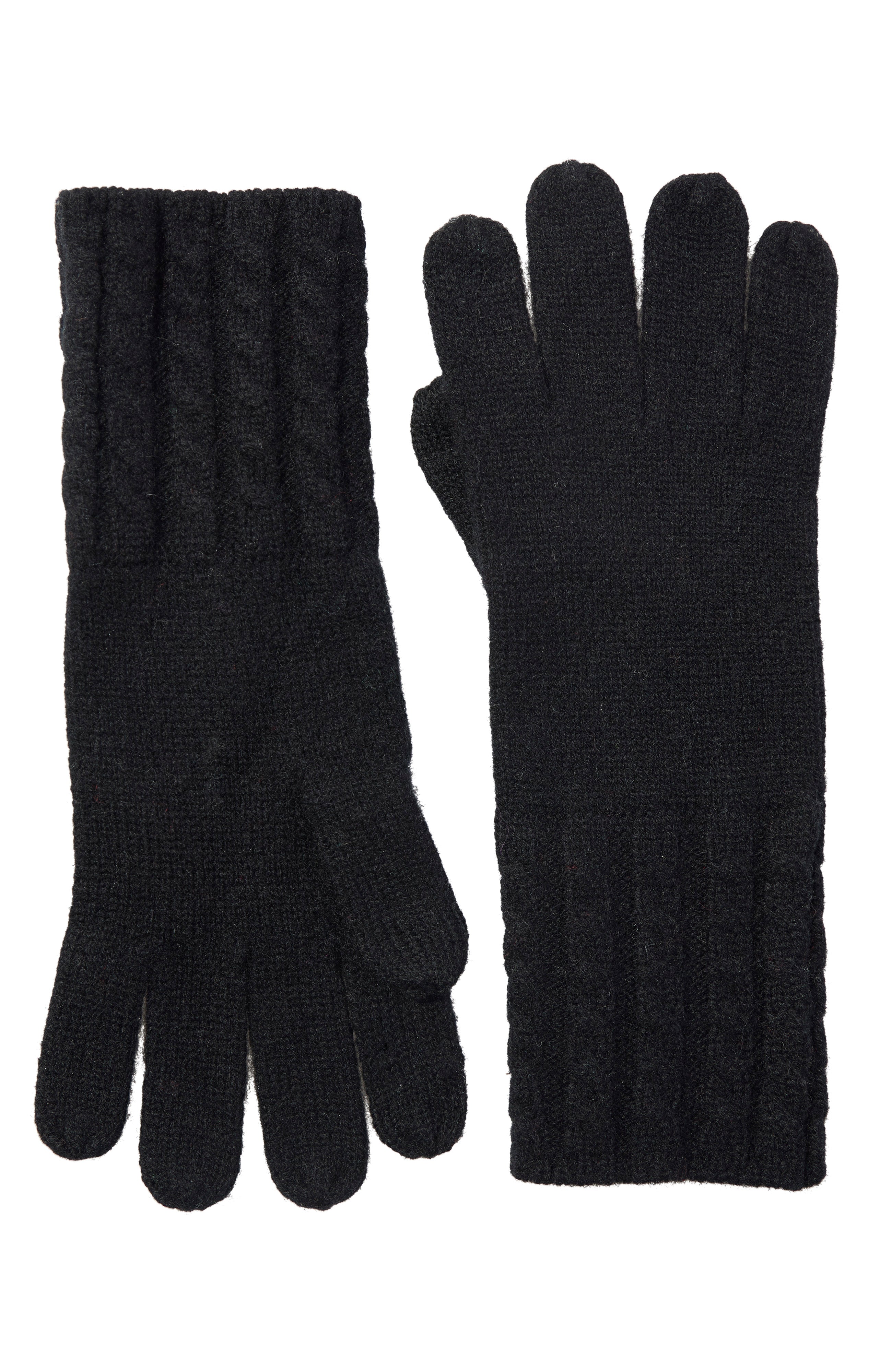 【TATIANA】Cable Knit Wool Blended Finger Hole Gloves 韓国発 Alyeska Ragg Wool Mitts, Half Finger | Gemplers