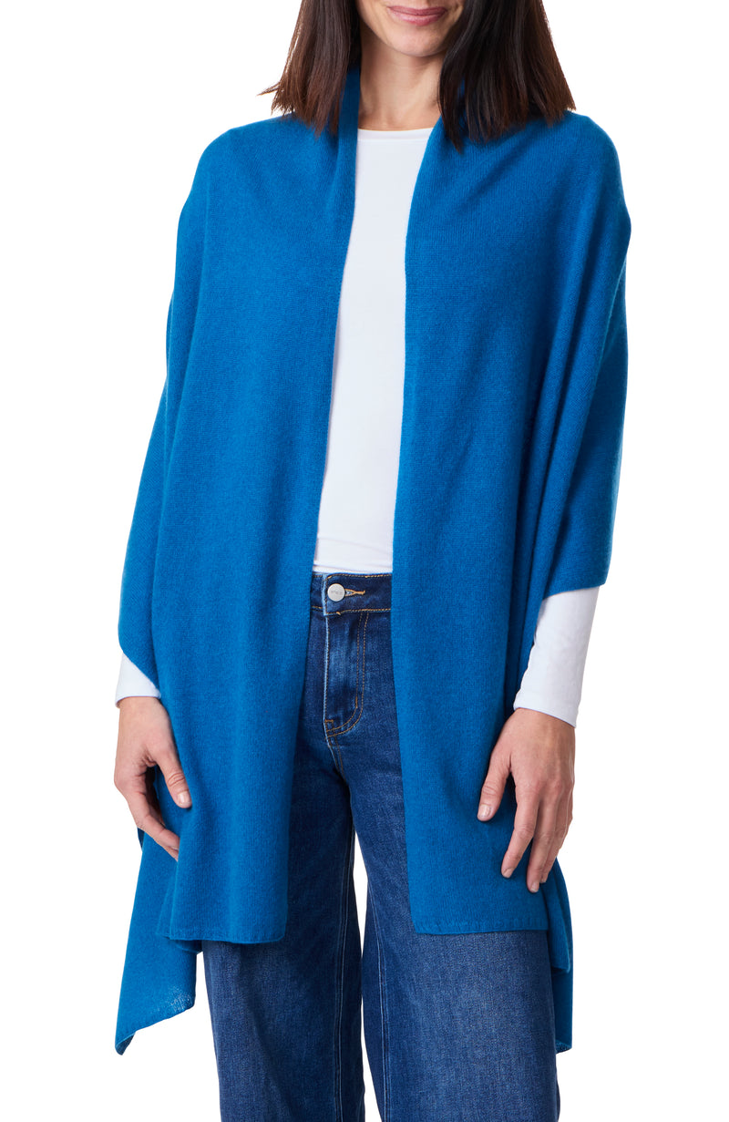 CASHMERE TRAVEL WRAP seabird