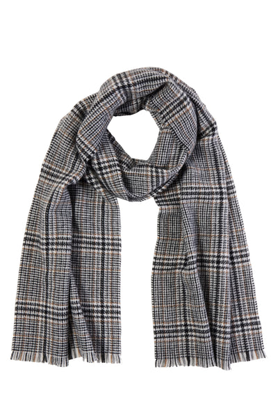 【CTHY】WINDOWPANE CHECK CASHMERE STOLE CTHY】WINDOWPANE CHECK CASHMERE STOLE Vintage Anonymous 100