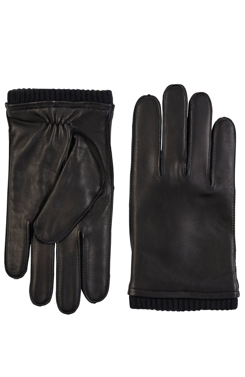 nappa handschuhe Nappa Leather Gloves with Cashmere Cuff for Men