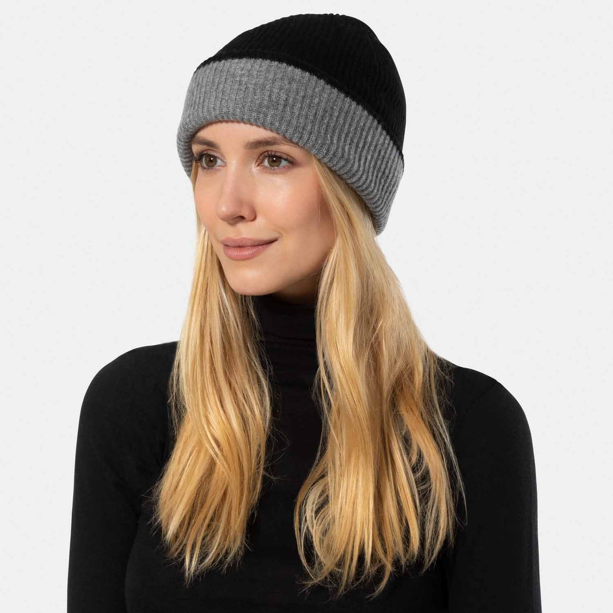 Reversible Rib Knit Hat